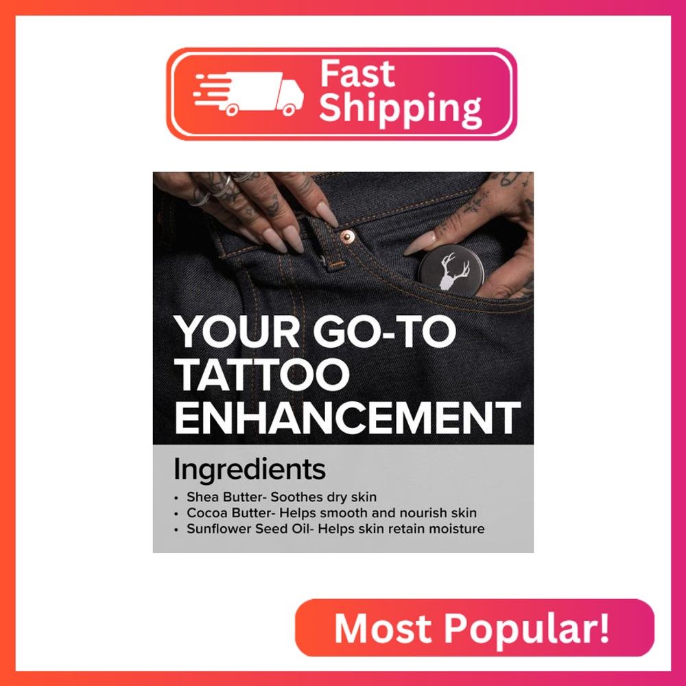 Mad Rabbit Tangerine & Vanilla Balm Salve - Tattoo Balm & Aftercare Cream, Color