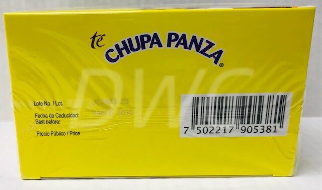3 Pack TEA CHUPA PANZA TE GINGER PINA LINAZA CANELA 90 Day Supply DETOX GN+VIDA
