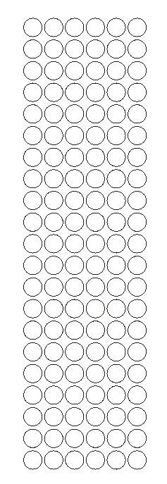 3/8" Clear Dots Round Vinyl Color Code Inventory Label Dot Stickers 3/8 Inch