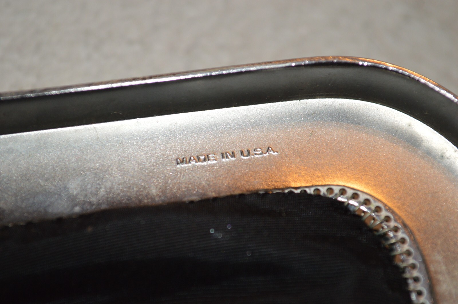 VINTAGE WHITING DAVIS SILVER MESH PURSE MIRROR FINISH