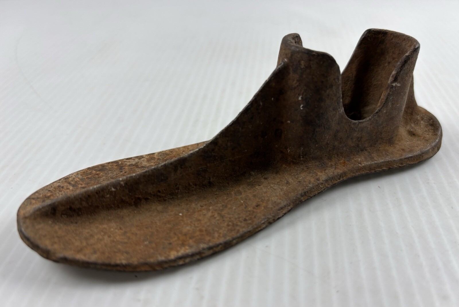 Cast Iron Cobbler Shoe Form Small Child Vintage Antique? 5.5” Small