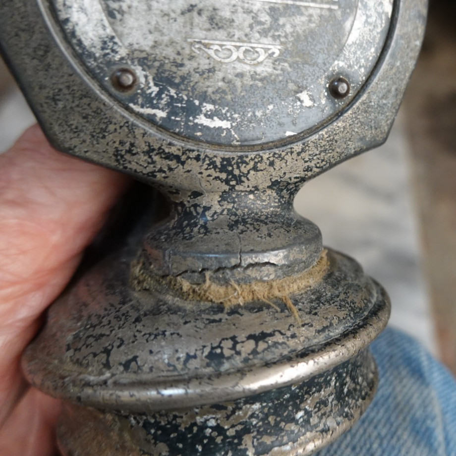 Antique 1929 PONTIAC INDIAN HEAD DELUXE MOTOR SIGNAL RADIATOR CAP HOOD ORNAMENT