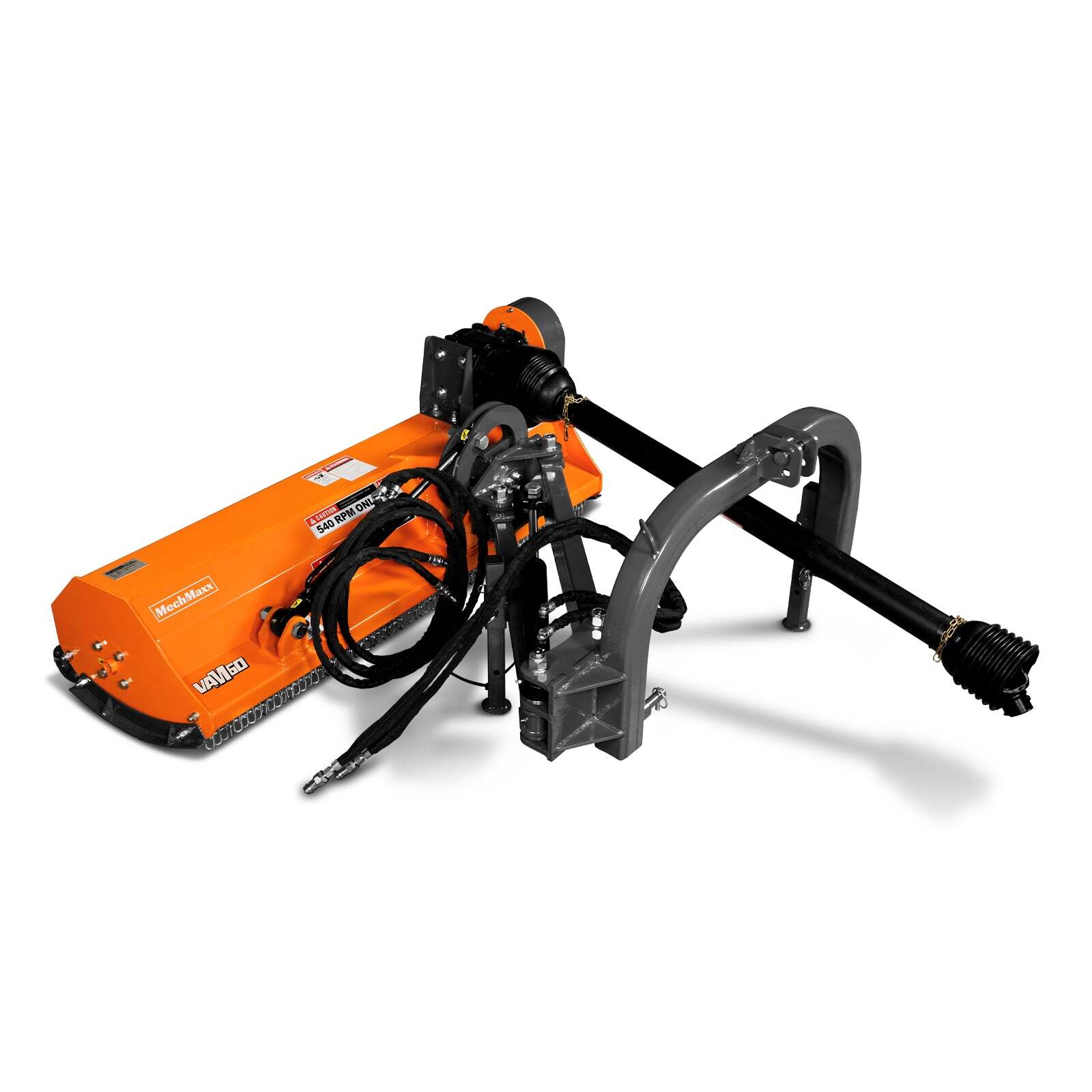 MechMaxx 3-Point PTO Offset Flail Ditch 60" Bank Mower, 25-60HP, CAT 1, VAM60