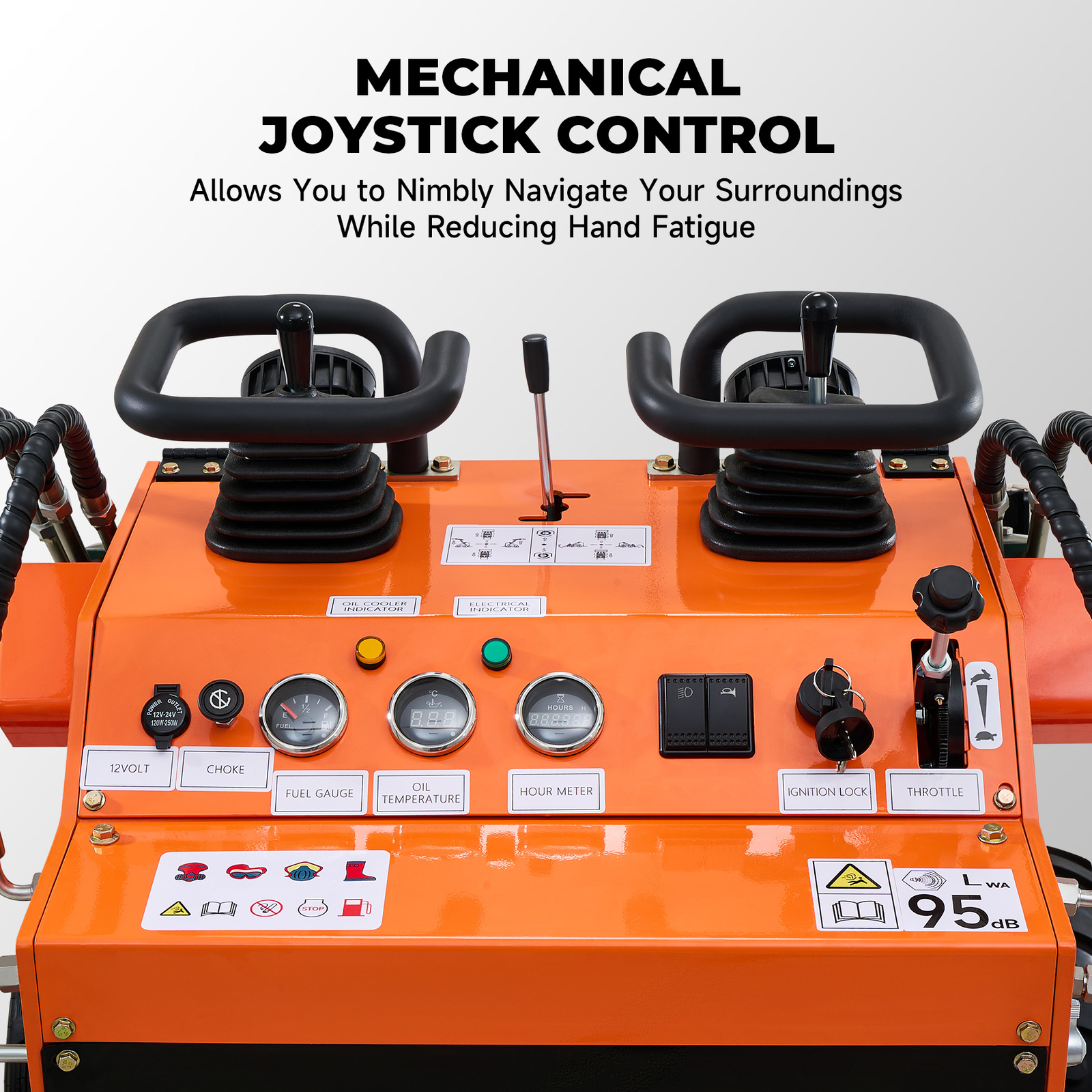 23HP Mini Skid Steer Loader with Briggs & Stratton Gas Engine