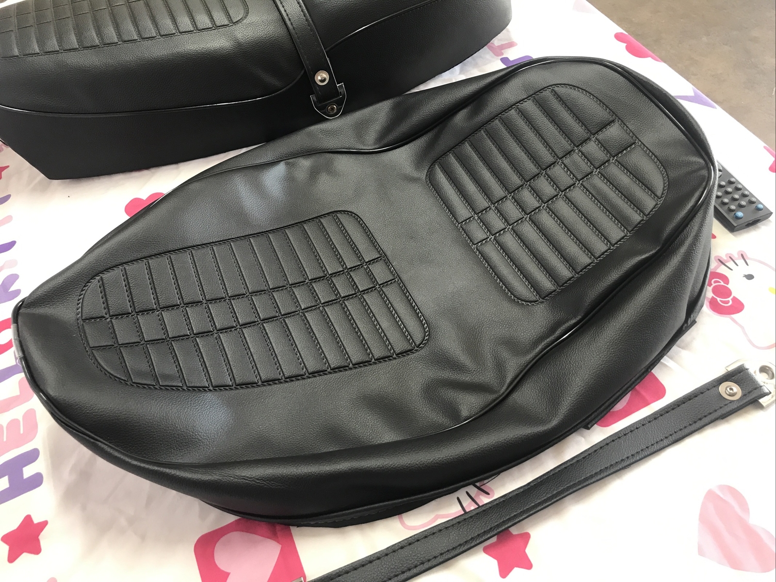 HONDA CB360 SEAT COVER CB360T SEAT COVER 1975 TO 1976 MODEL + STRAP (H*-98)