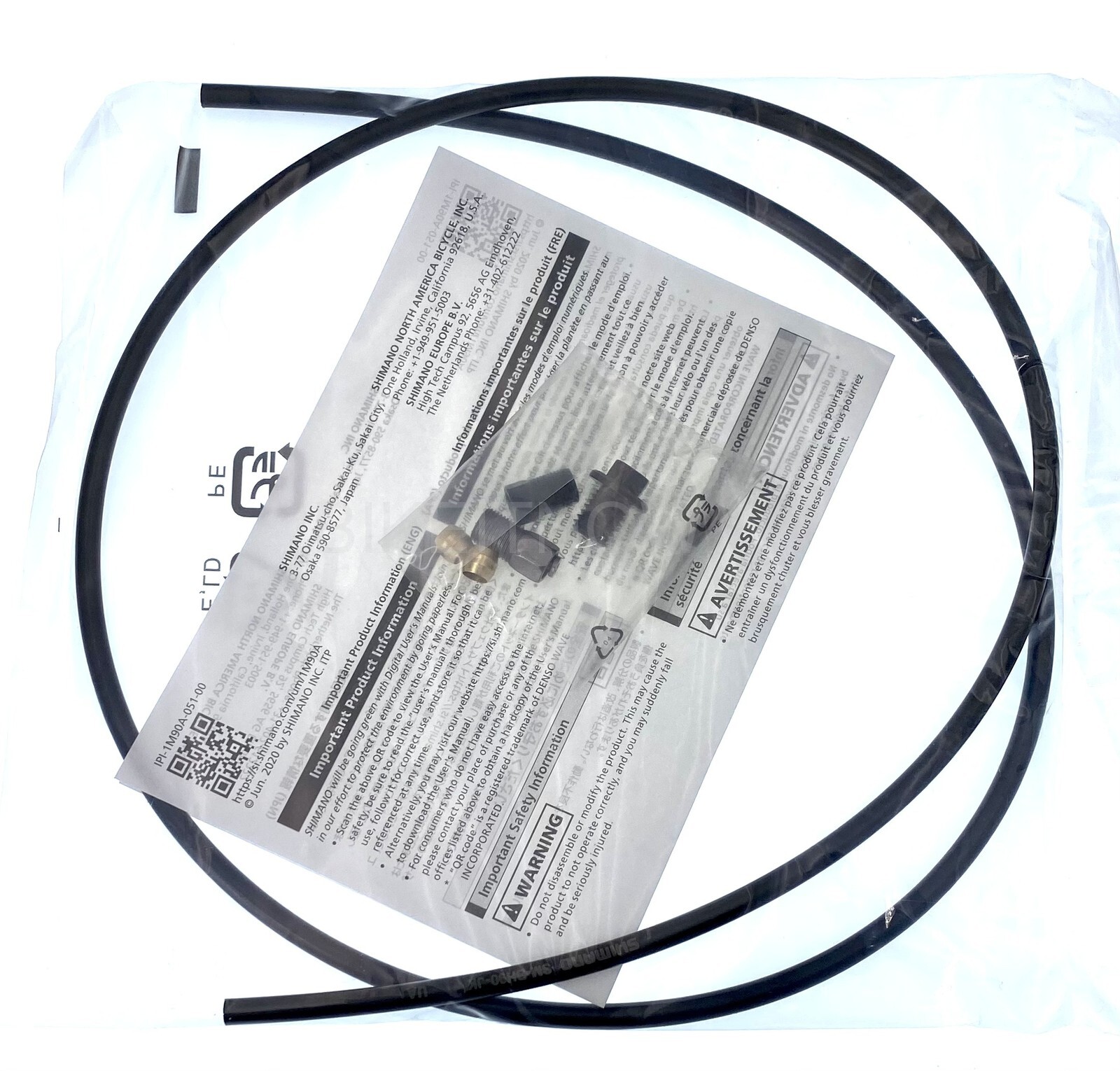 SHIMANO SM-BH90-JK-SSR Disc Brake Hose Set 1000+1700mm, for Dura-Ace Ultegra 105