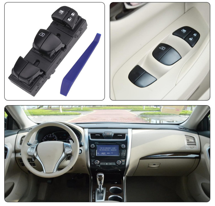 Master Window Switch Control for 2011-2019 Nissan Leaf Juke Altima Sentra Rogue