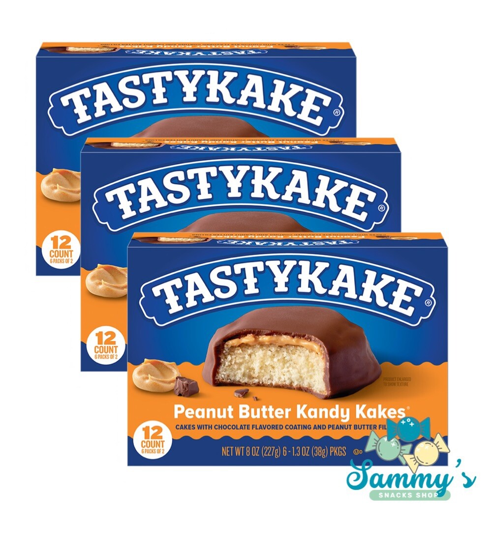 Tastykake Peanut Butter Kandy Kakes 3 Boxes