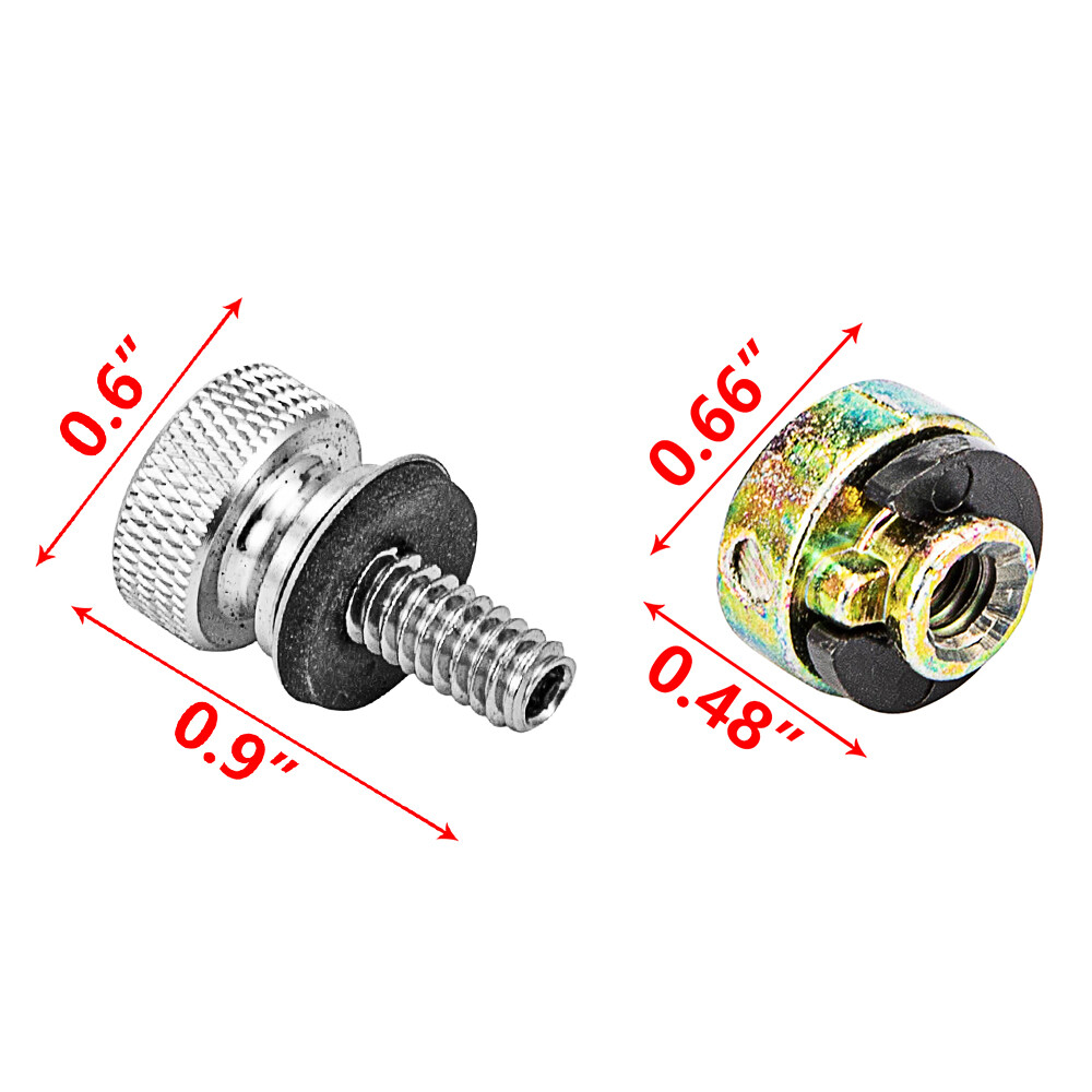 Billet Rear Fender Seat Bolt Nut Kit For Harley Breakout Street Glide Sportster