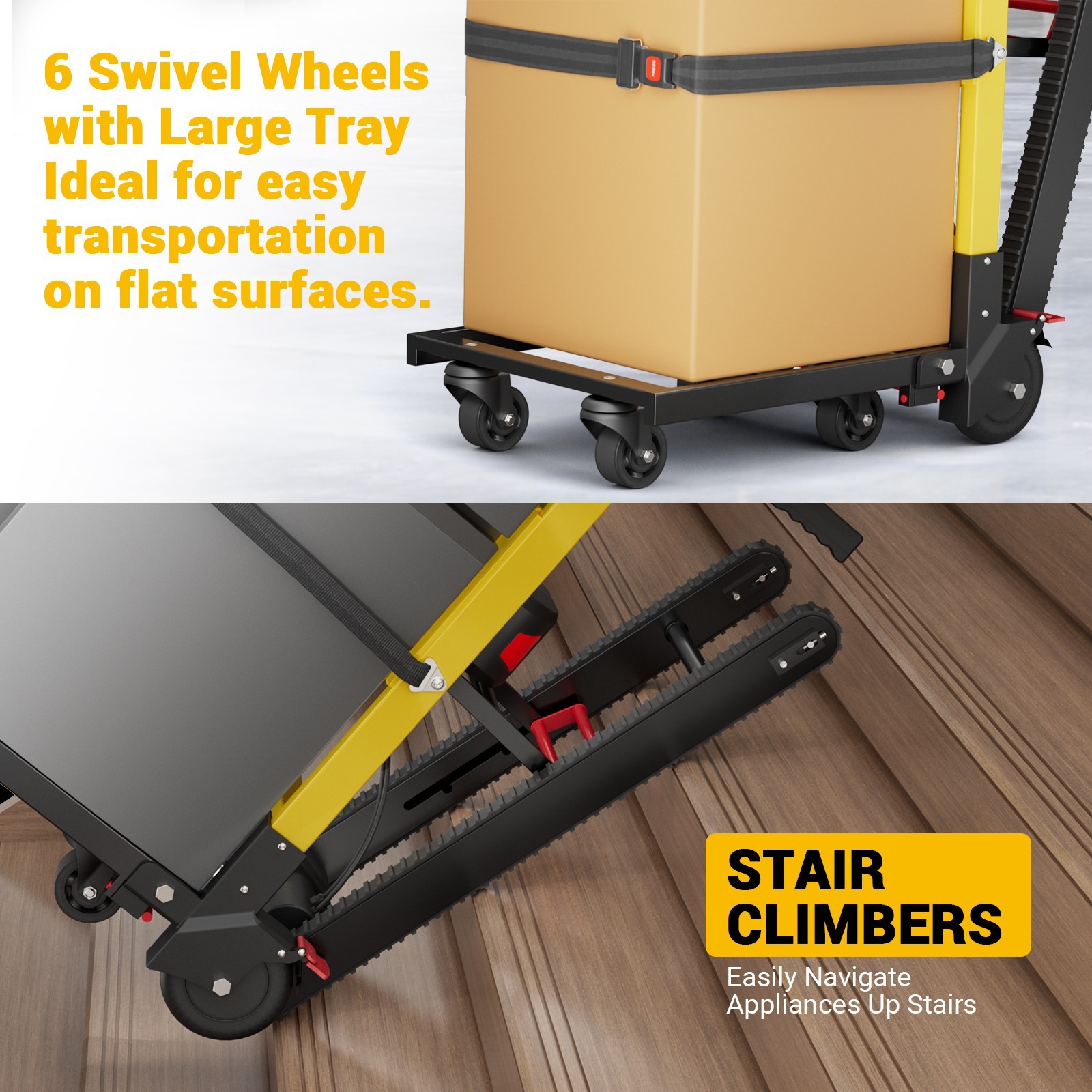 Electric Stair Climbing Hand Trucks Dolly Heavy Duty Stair Climber for Moving