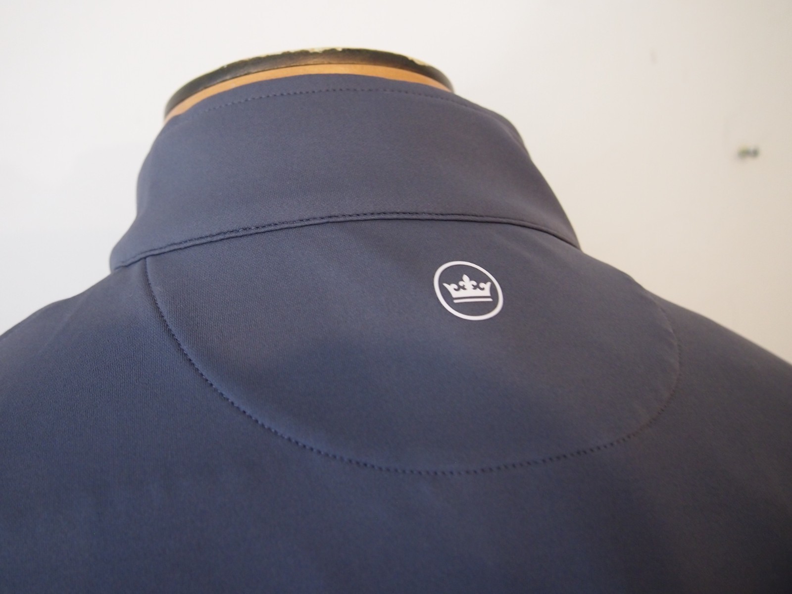 Peter Millar Quarter Zip French Terry Iron Grey Pullover Sweater NWT Large $140