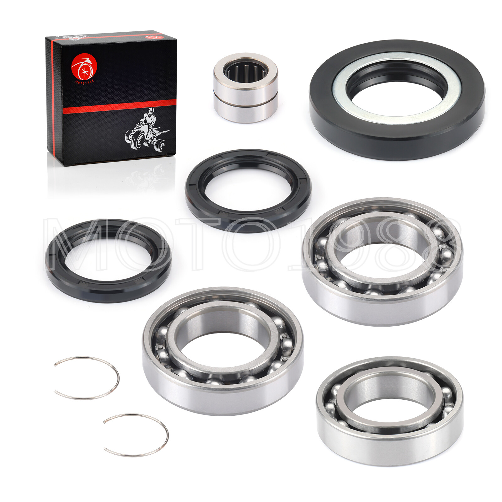 Rear Differential Bearing Seal Kit for Honda Rancher 420 TRX420 Foreman 500 520