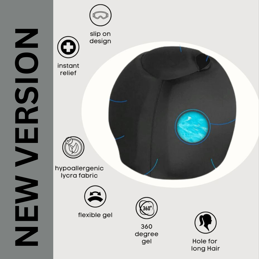 Migraine Relief Cap for Headache Relief – Cooling & Compression Therapy Hat