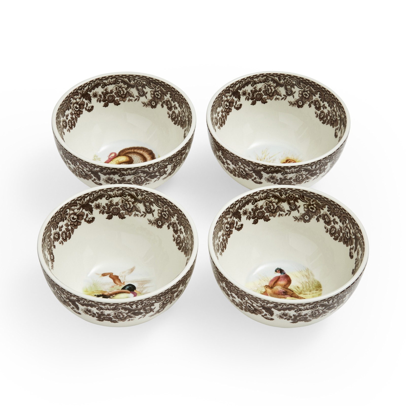 Spode Woodland Dip Bowls - Set of 4