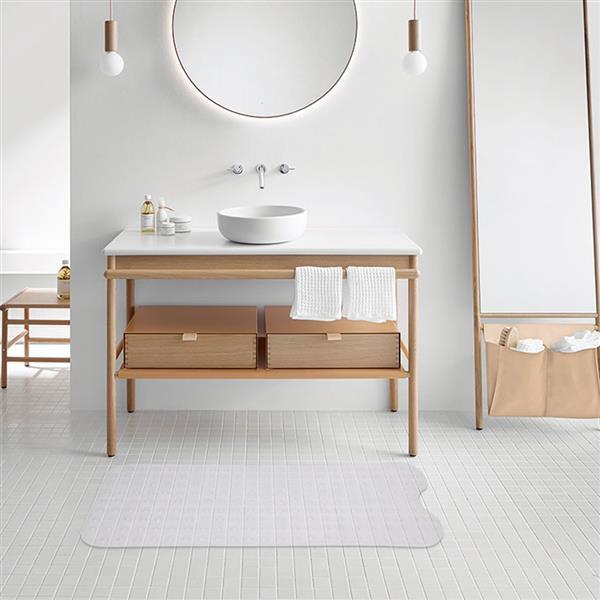 Non Slip Bath Mat Shower Floor Tub Clear Bathroom Bathtub Suction Safety Large