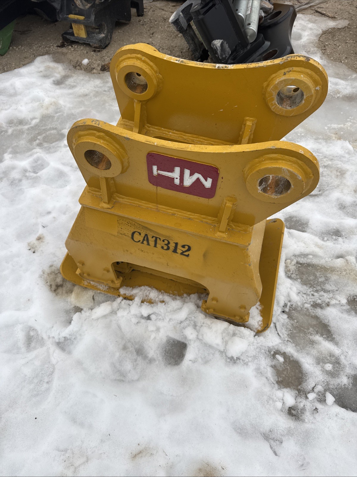Cat 312 Excavator Plate Compactor Hydraulic New 65 Mm Pin