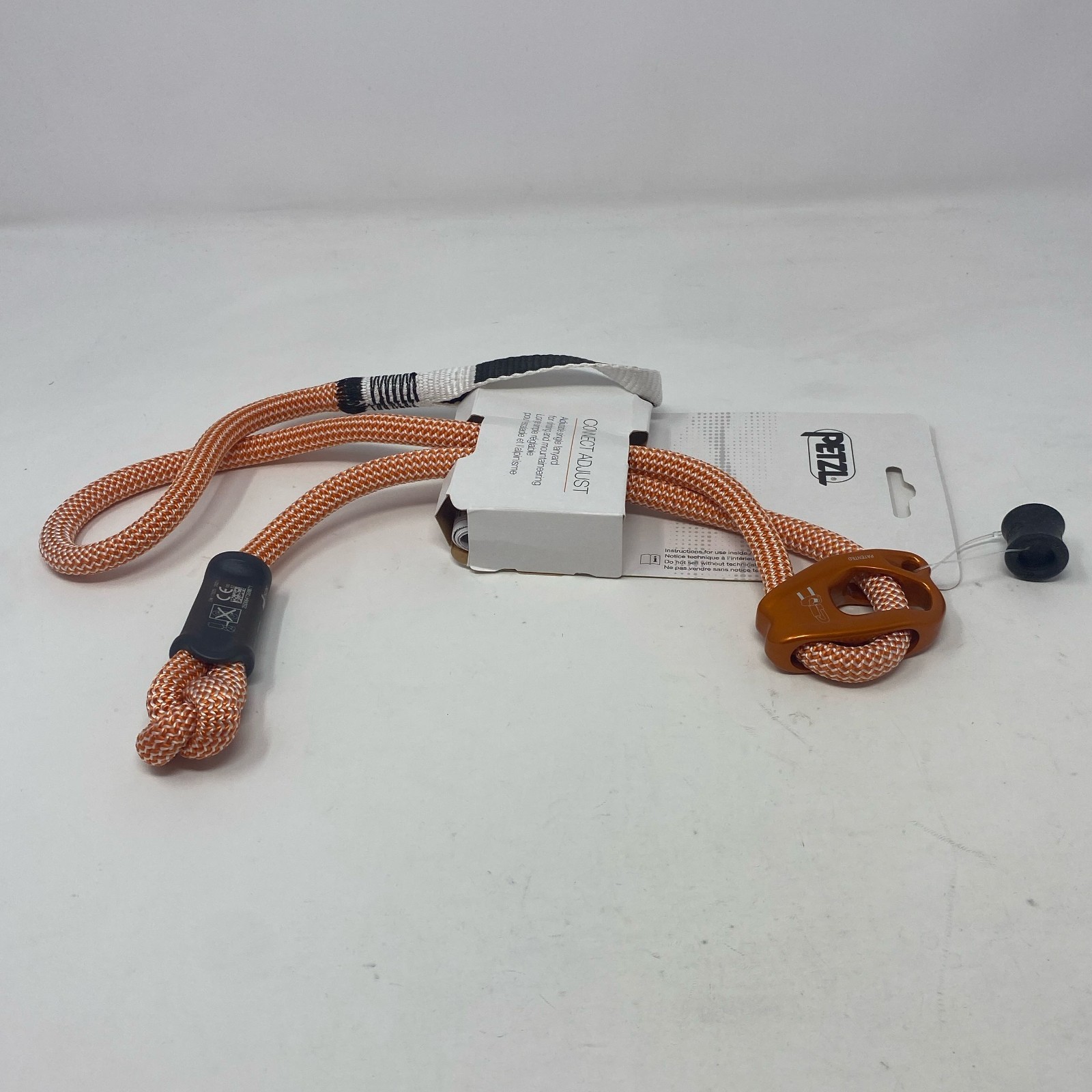 PETZL Connect Adjust Orange Adjustable Single Lanyard 15-95 cm