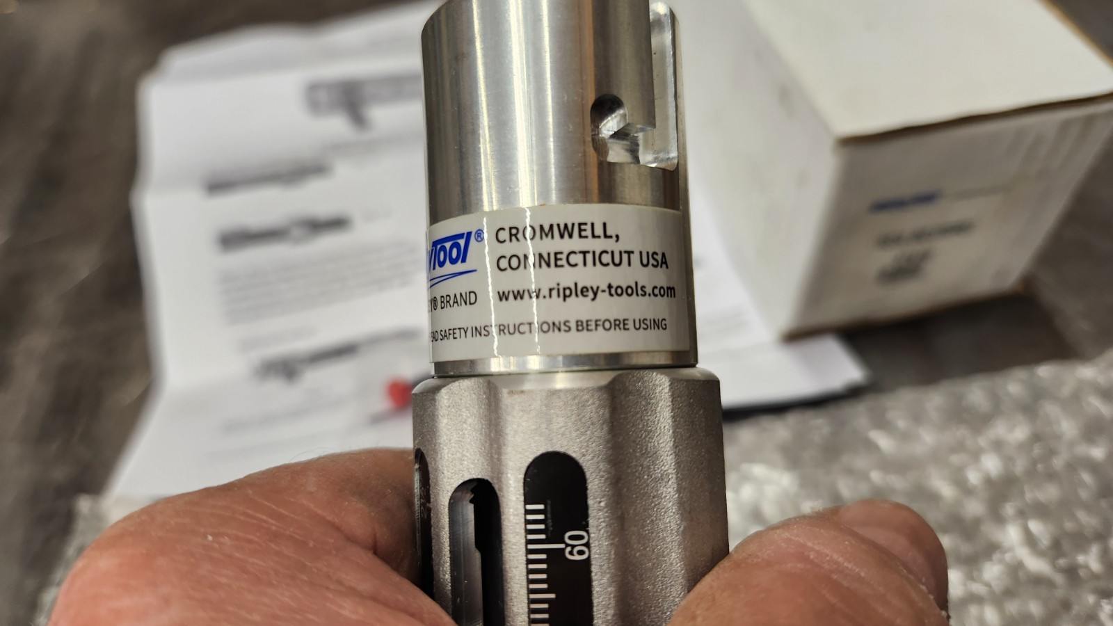 Ripley 37415 WS 5A 600V-35kV 0.625-2.5 Cable End Stripper NO BUSHING. USA NEW