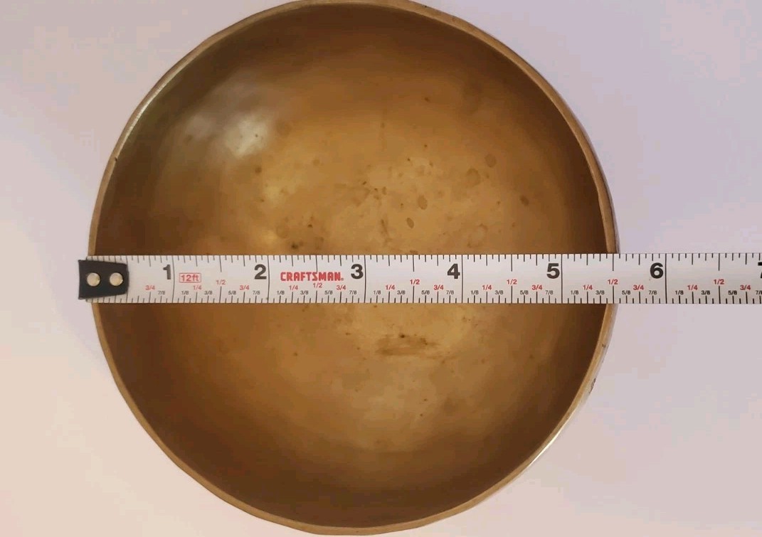 Hammered Tibetan Singing Bowl, 5 1/2 X 3 3/4