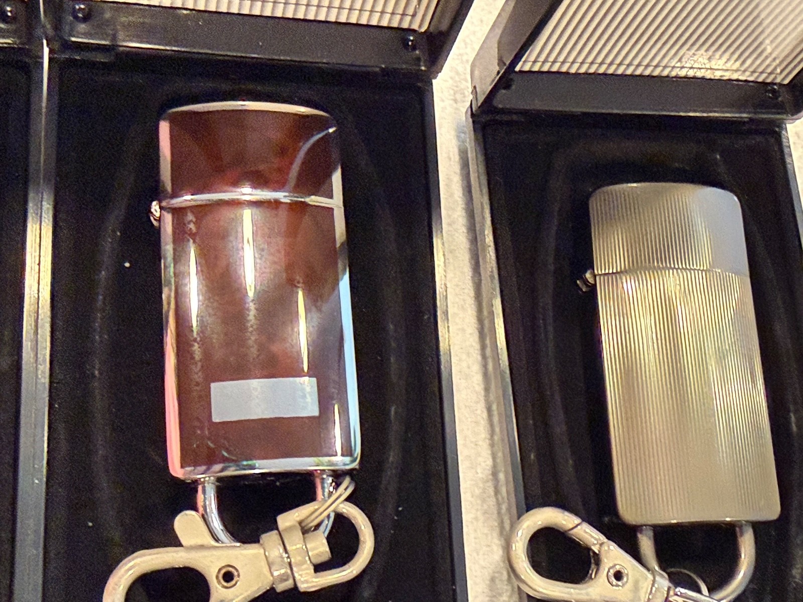 Brand New NOS Sarome Cigarette Cigar Lighter Lot Tobacciana Clip Chain Lot 12