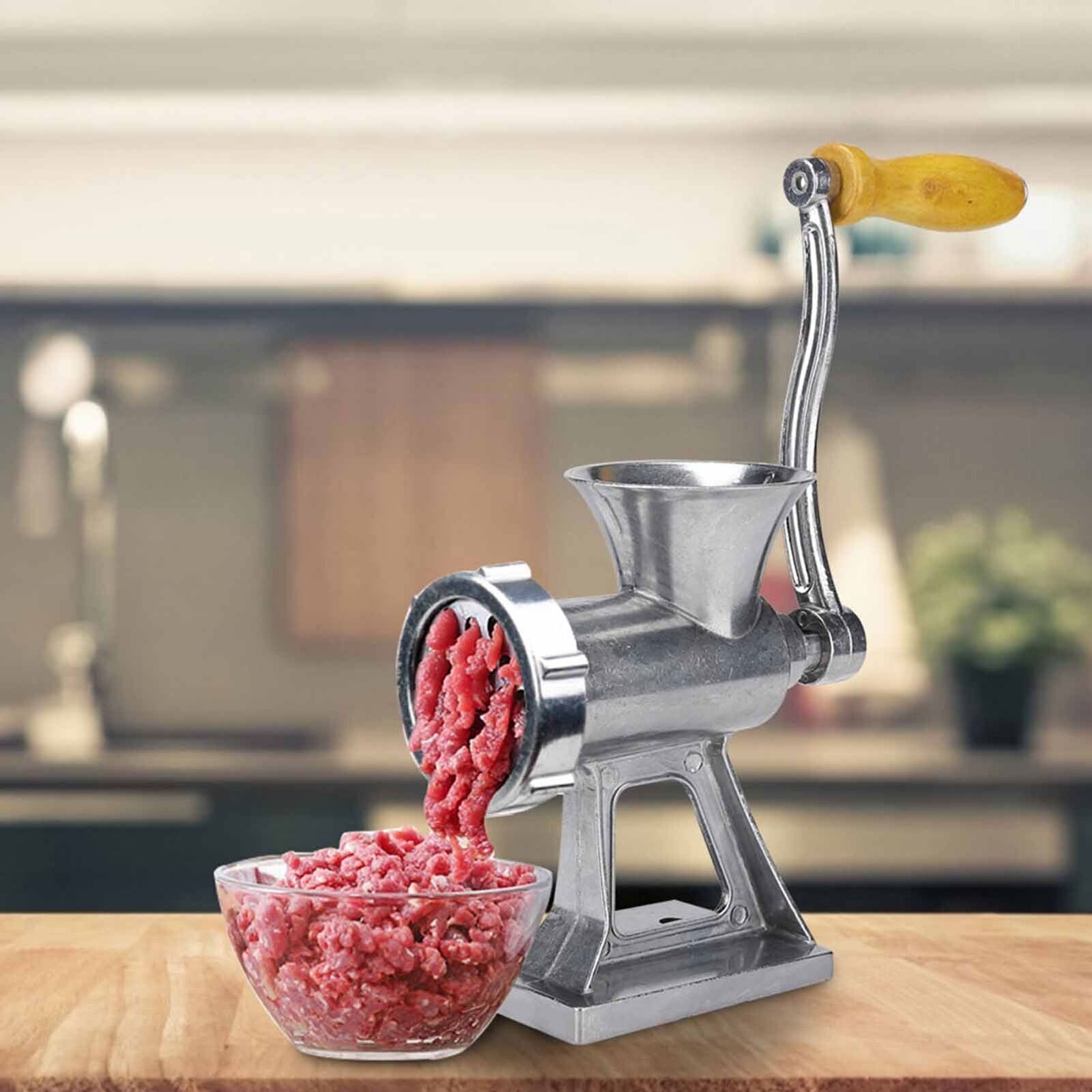 Heavy Duty Meat Grinder Mincer Stuffer Manual Sausage Filler Sauce Maker Machine