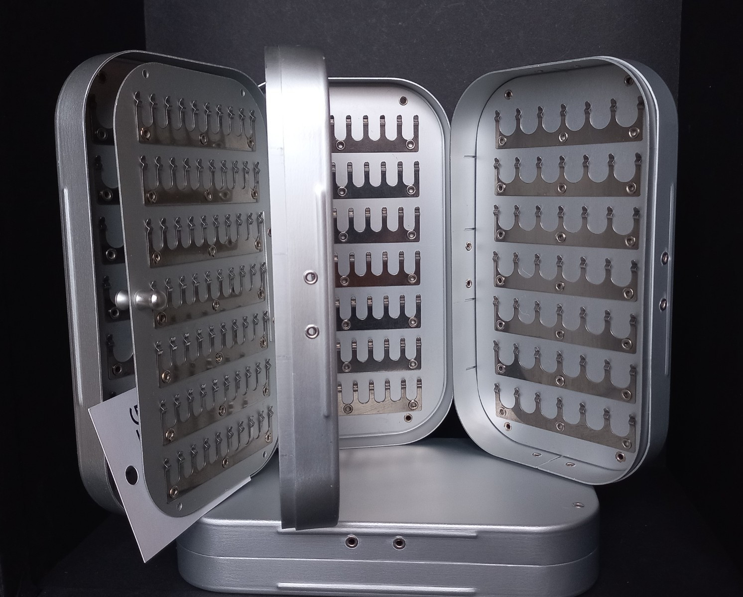 Alloy Classic / Swing Leaf Aluminium Fly Box With Alu clip new