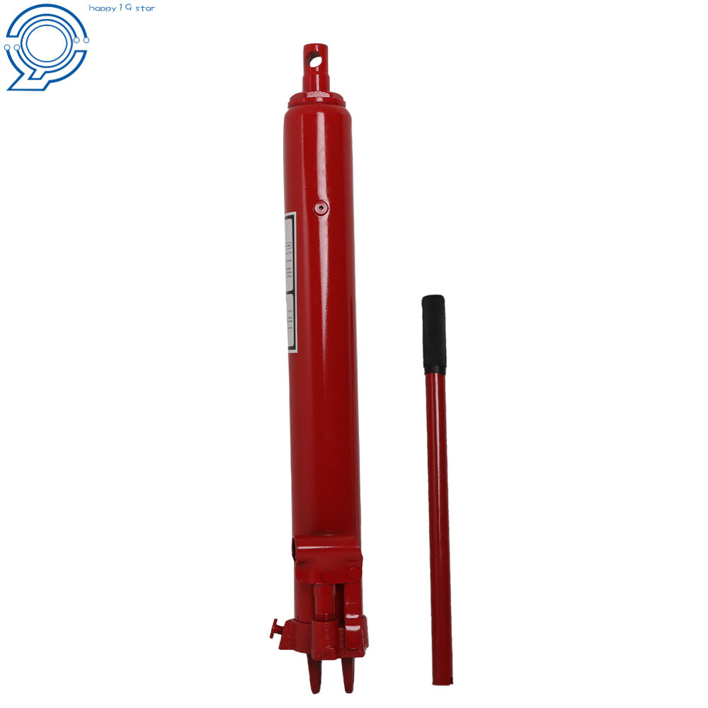 New 3 Ton Long Manual Hydraulic Ram Jack Single Pump Engine Lift Cherry Picker