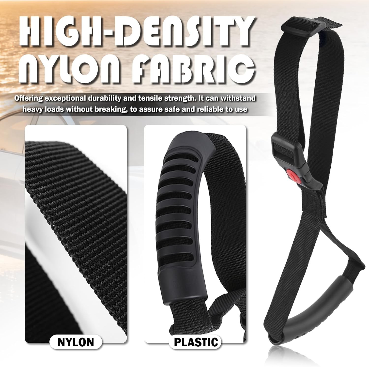 2PCS Car Door Handle for Elderly,Adjustable & Portable Car Handle Assist for Eld