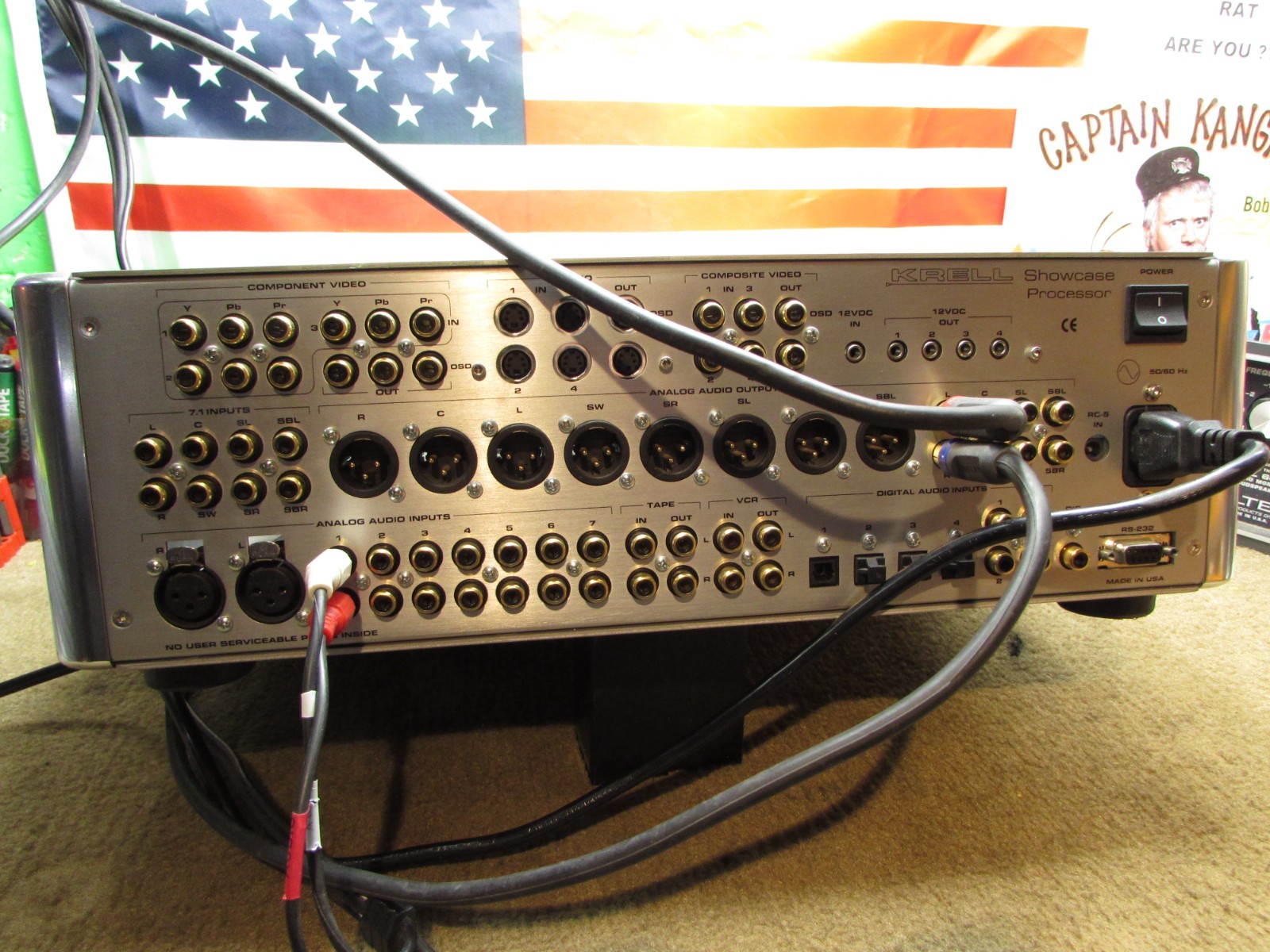 ESTATE* VINTAGE KRELL SHOWCASE PROCESSOR PREAMP ~ VIDEO-READ/+Orig Box
