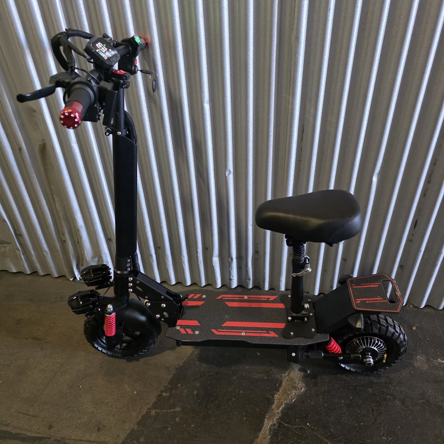 Foldable Electric Scooter 1200W 48V 18Ah 30MPH 40Mi 11in Off Road Adult