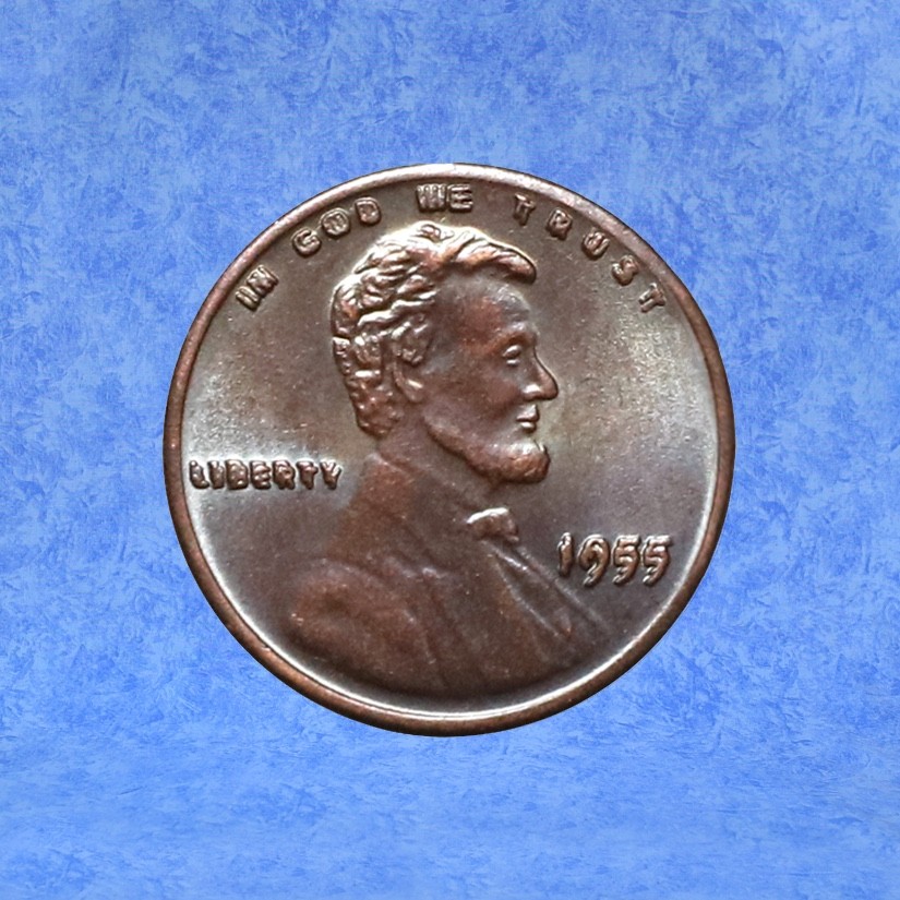 1955 DOUBLE DIE Lincoln Cent/Penny