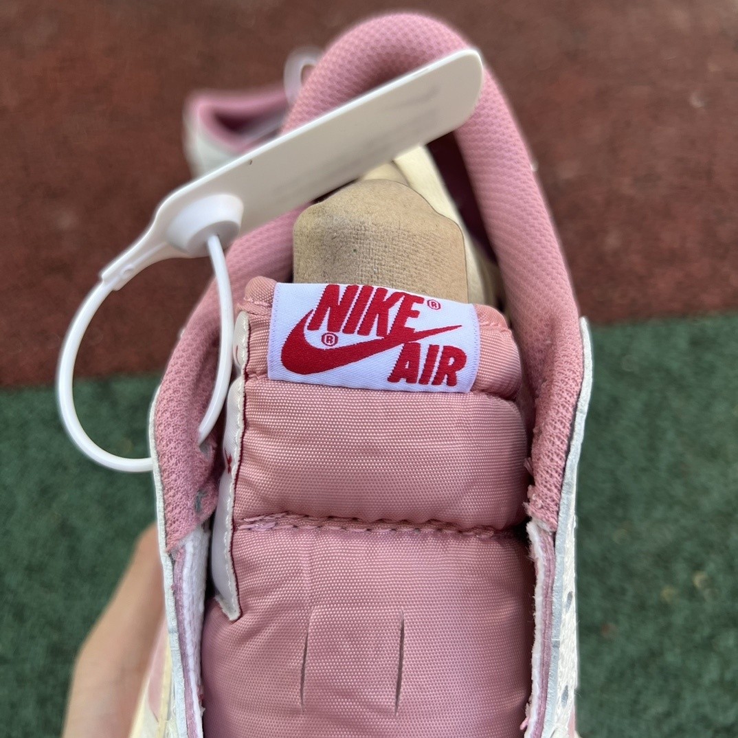 DM7886-600 Travis Scott x AJ1 Jardon 1 Low Pink Women's Shoe Sizes 4-13