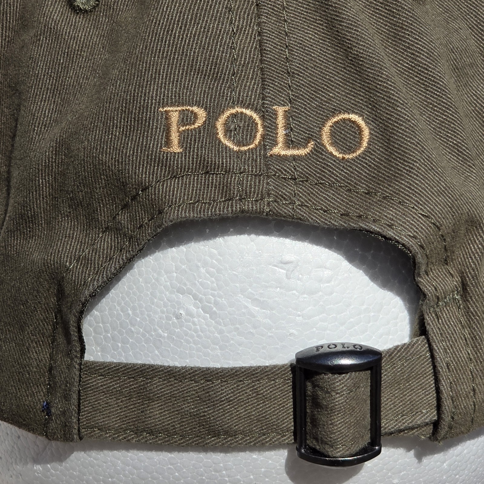 Polo Ralph Lauren Men's One Size Cotton Chino Adjustable Ball Cap Olive Green