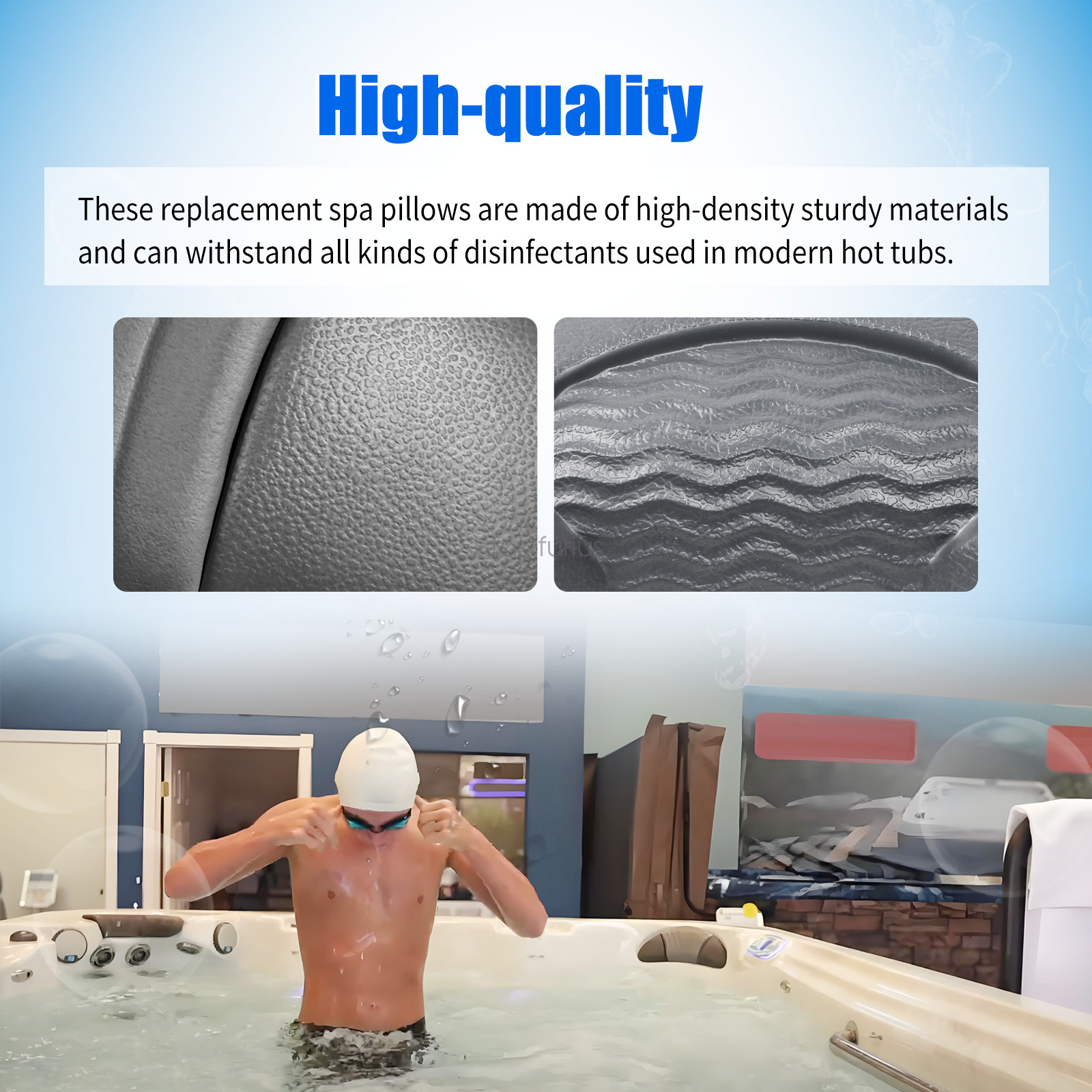 Neck Pillow & Head Rest Pillows fit Artesian Island spas hot tubs 26-1303-85