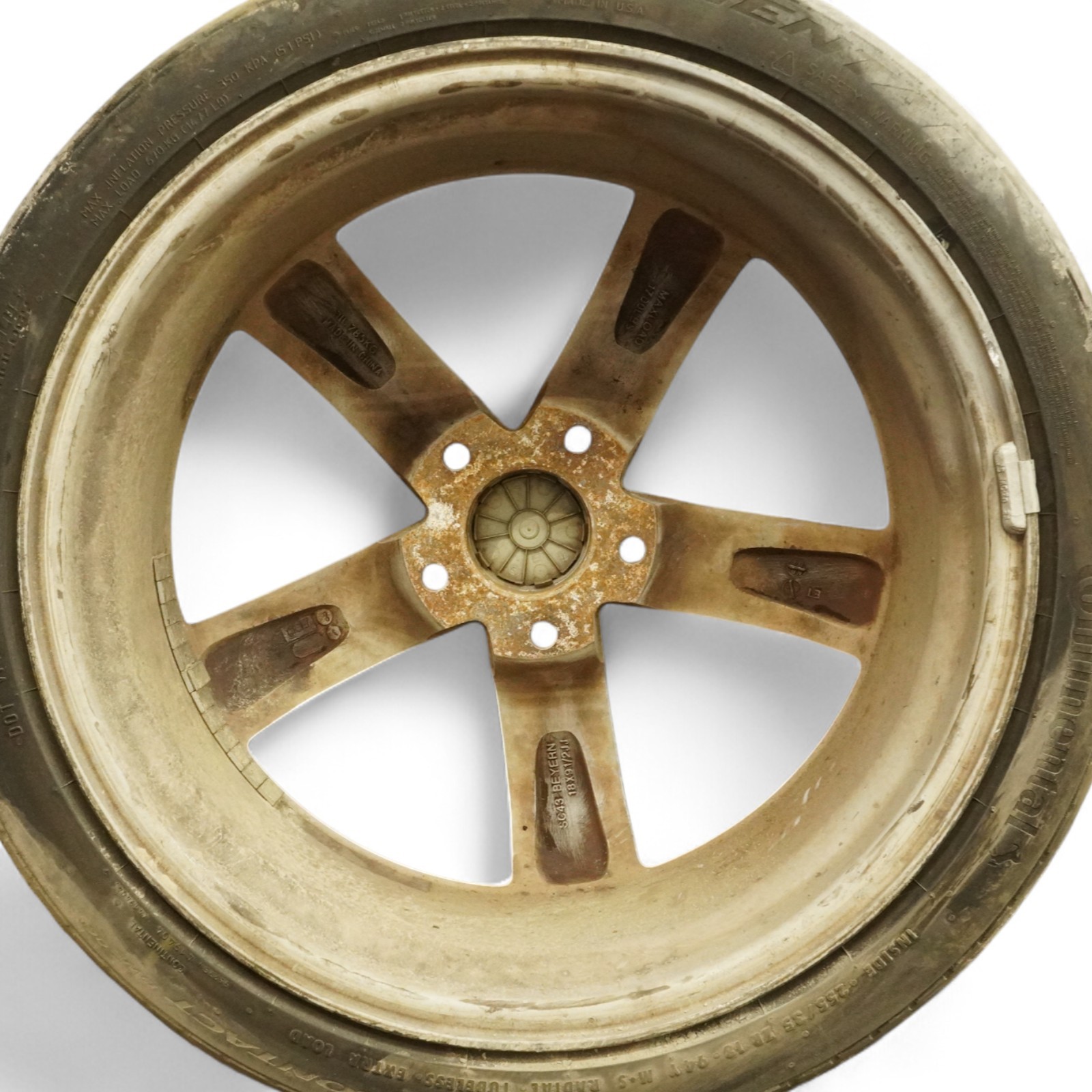 03-08 Bmw Z4 E85 Wheel Rim Alloy 18X9.5J 5Lug-120Mm 5 Spoke Aluminum W Tire OEM