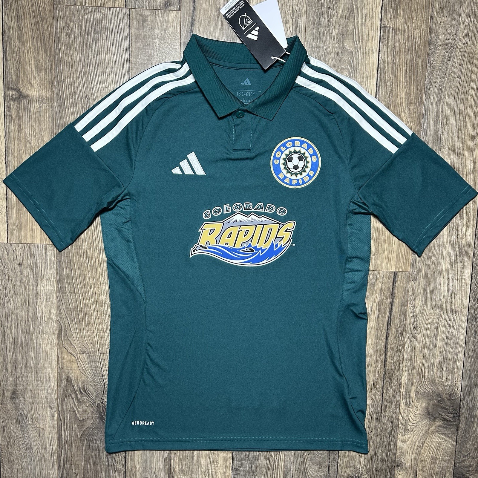 NWT Adidas Colorado Rapids 2025/26 Archive Third Soccer Jersey Youth Kids XL $80