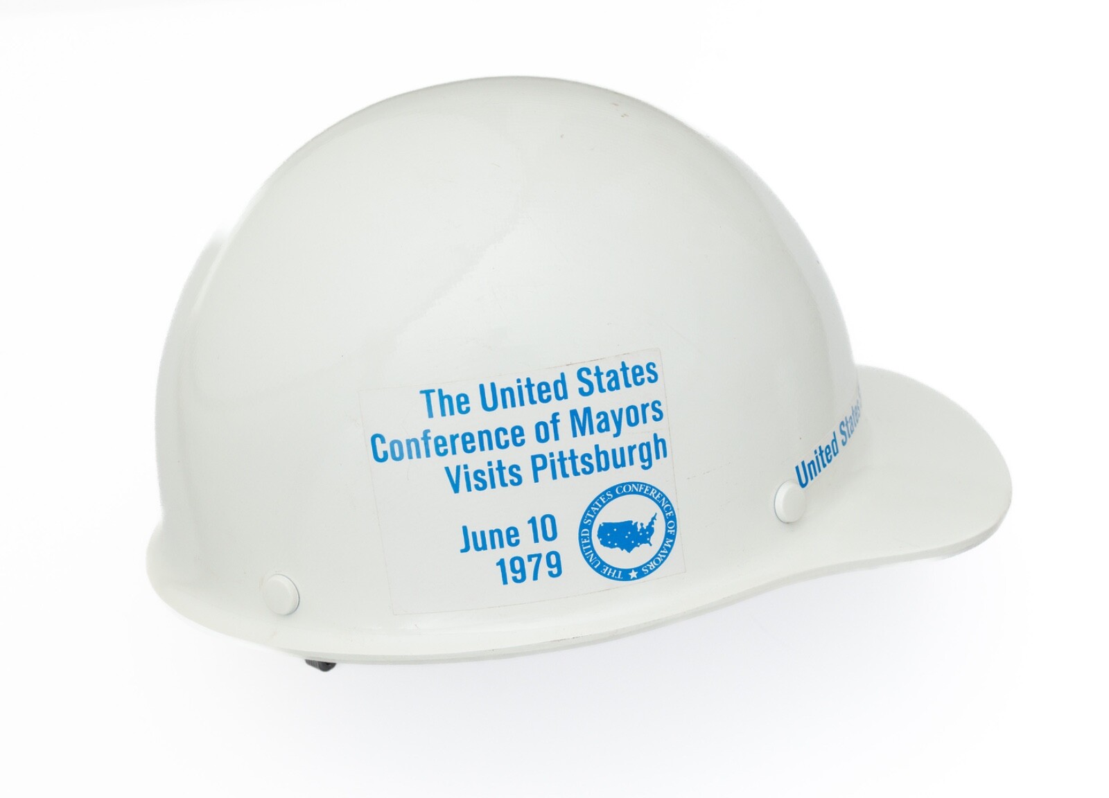 Vintage MSA SKULLGARD US Steel Iron Worker Hard Hat 1979 Pittsburgh Homestead