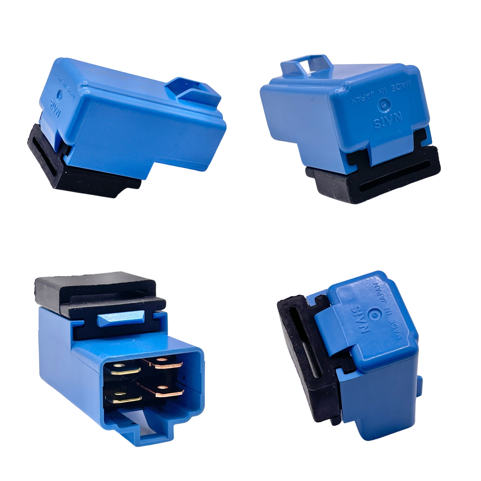 Yamaha 1UY-81950-92-00 OEM Four Terminal Relay with Rubber Mount