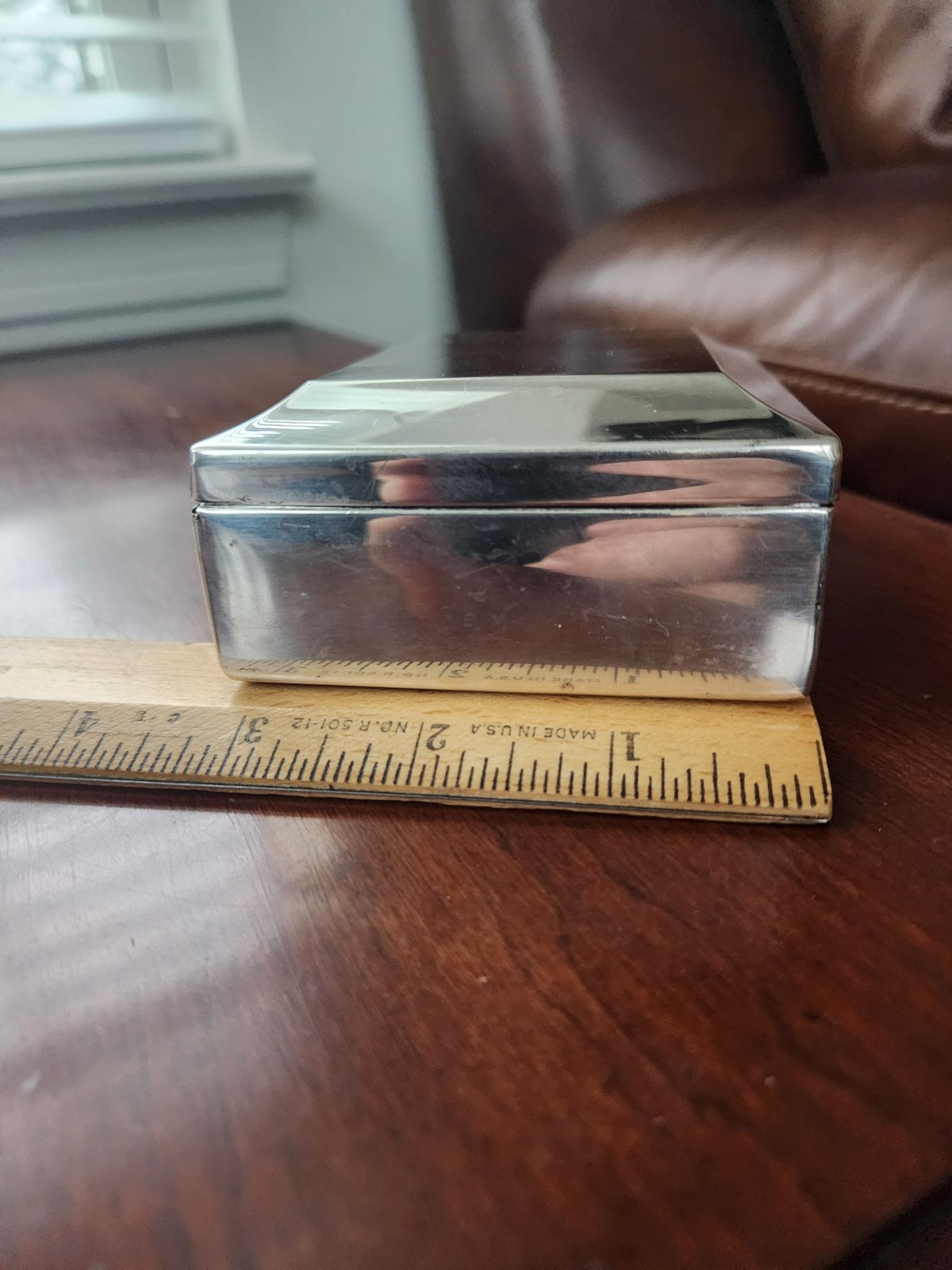 Gorham 352 Sterling Silver Cigarette Case Jewelry Trinket Box Coin Money Holder