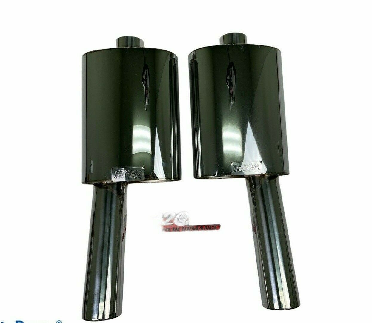 1320 fireball Mega blastpipe muffler L & R VIP Tip Bozo Boso (pair) 2.5 inch