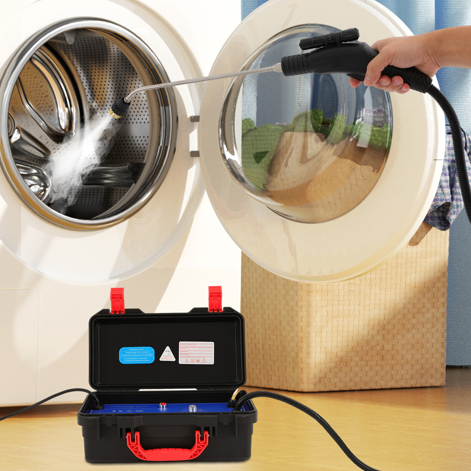 Vehicle Car Detailing Steam Cleaner High Pressure Dirt Removal Cleaning Machine