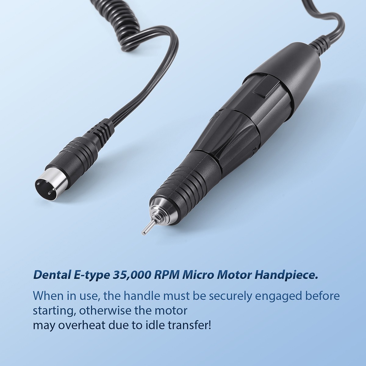 Dental Electric Micromotor Nail Drill 35K RPM Motor Polishing Carving Handpiece