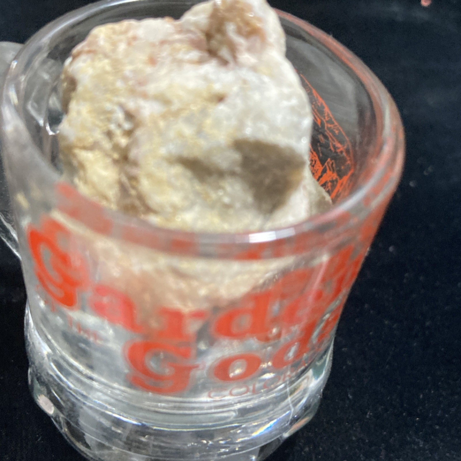 Assorted Rocks Minerals Lot with Garden of the Gods Colorado Mug or Shot Glasses