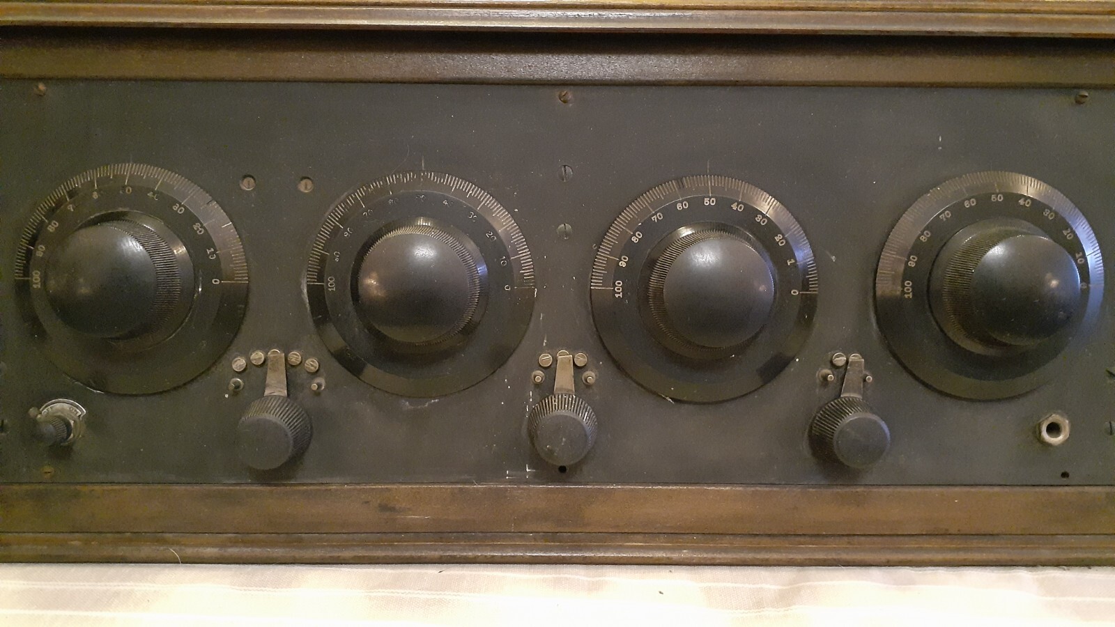 Antique Rare Ozarka 5-Tube TRF AM Battery Radio Receiver ca. 1925