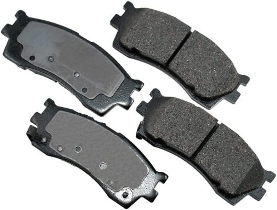 Front Disc Brake Pad Set AKEBONO ACT889 for Kia Spectra, Rio
