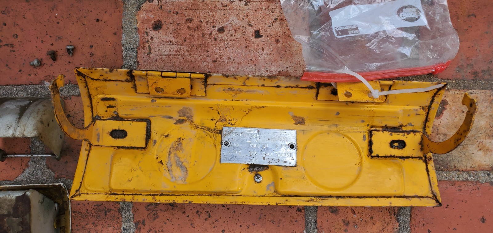 1961 1966 Ford Truck GLOVE BOX DOOR Ash Tray Bracket Set Original FoMoCo