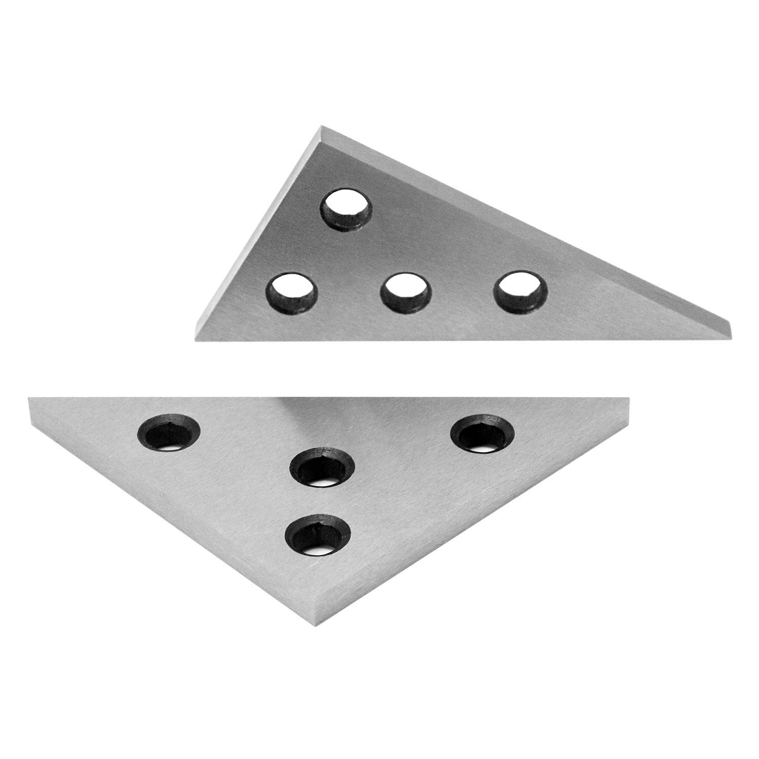 Solid Angle Plate Set, 2 Pcs Triangle Angle Block, 30-60-90 Degree&45-45-90 Degr