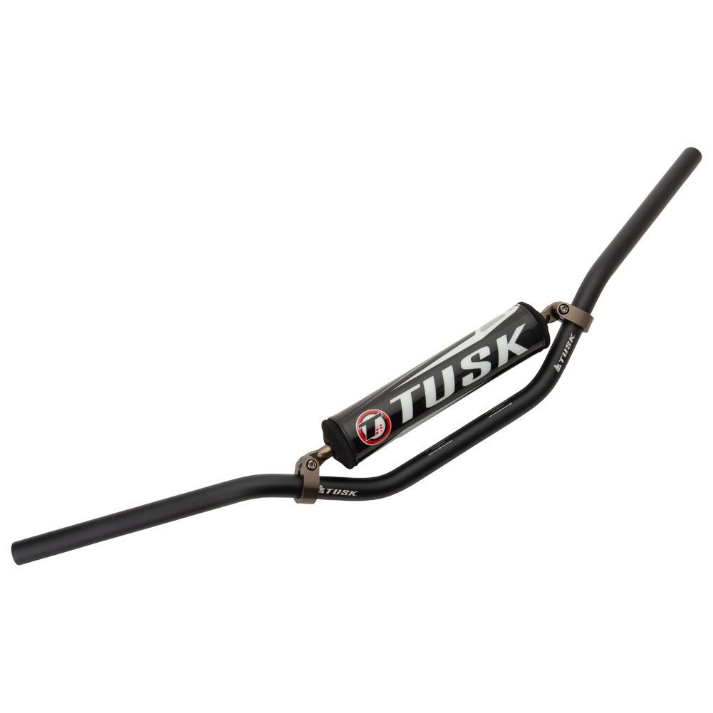 Tusk T-10 Aluminum 7/8" Handlebar KX High Bend Black Dirt Bike Handlebars