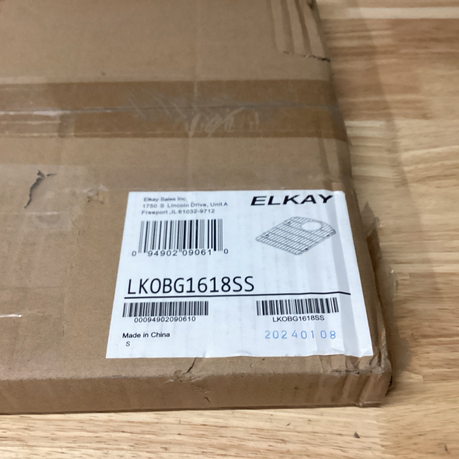 Elkay LKOBG1618SS Bottom Grid for Elkay Sinks - Stainless Steel