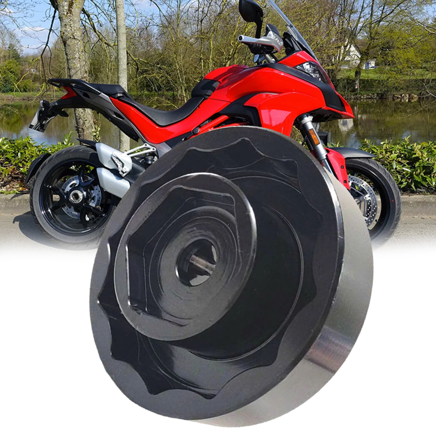 Front Rear Wheel Axle Nut Socket Tool for Ducati 1199 Panigale, Multistrada 1200